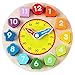 Wondertoys Wooden Shape Sorting Clock Toddlers Educational Toy for 1 2 3 Years Old Boy and Girl