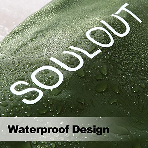 Sleeping Bag - 4 Seasons Warm Cold Weather Lightweight, Portable, Waterproof Sleeping Bag with Compression Sack for Adults & Kids - Indoor & Outdoor: Camping, Backpacking, Hiking (Army Green/ Double) - Thumbnail 2