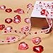 Mayam 150 Pieces Acrylic Hearts for Valentine's Day Heart Ornaments Wedding Party Vase Fillers Table Decoration (Red and Pink)