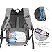 Diaper Bag Backpack,SUNPOW Large Multifunction Travel Baby Bag Gray