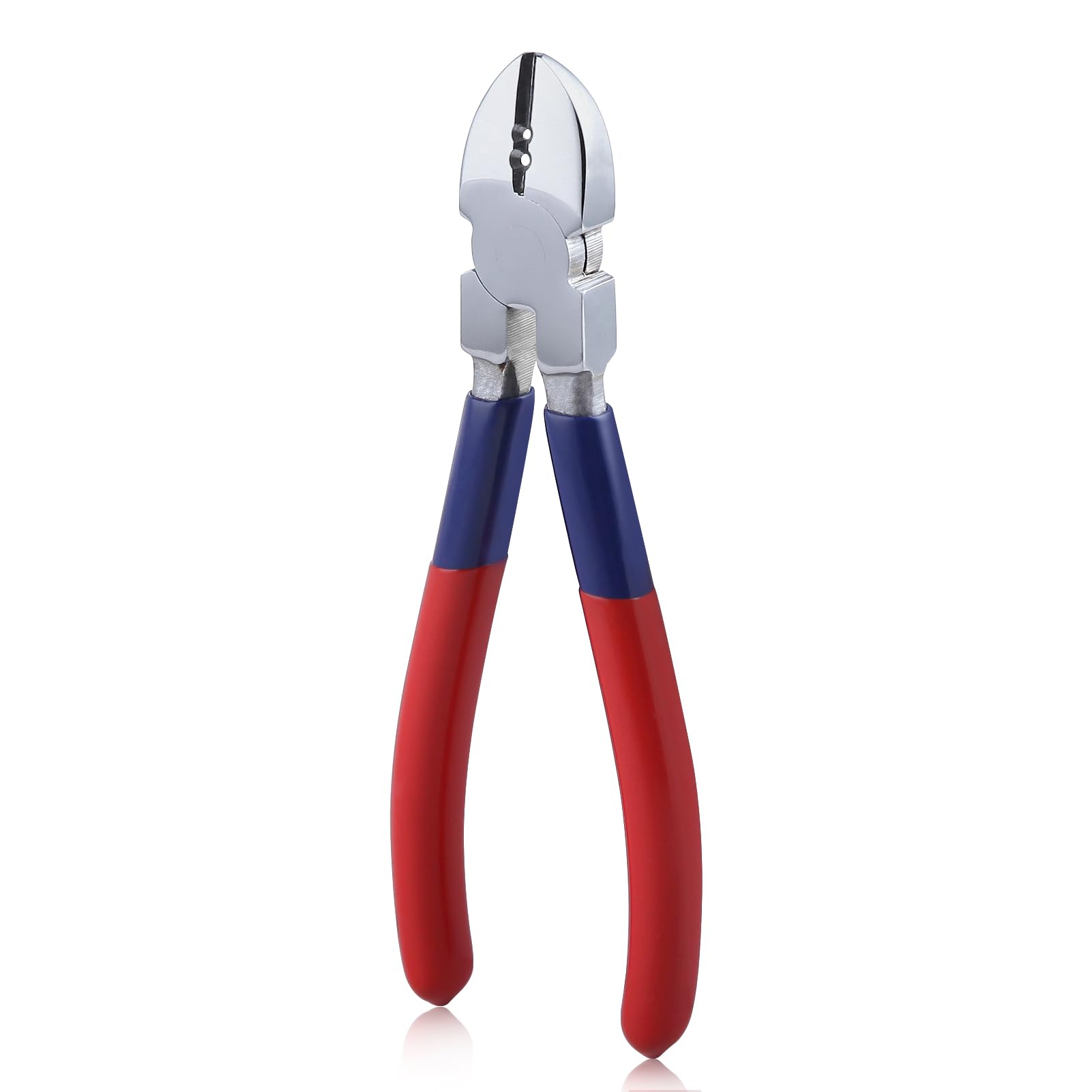 GOLD DEER 6 Inch Diagonal Cutting Pliers Diagonal Cutting Pliers with Wire Stripping Holes Side Cutters Pliers Wire Cutters for Crafting Wire Plastic Floral Cutting