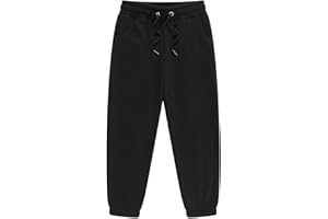 Baggy Sweatpants for Kids Boys Girls Cotton Elastic Waist Joggers Teens Active Jogger Pants Solid Athletic Trousers