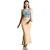 Jaanvi fashion Women's Cotton Blend Saree Shapewear Petticoat for Women, Cotton Blended Skirt, Shape Wear Dress Saree Shaper