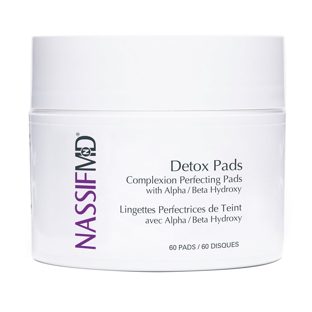 NASSIF MD NassifMD Detox Pads - Facial Exfoliating Pads, 30 Count, 9 oz