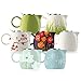 Tea Forte PUGG 24oz Ceramic Teapot with Tea Infuser, Loose Leaf Tea Steeping For Two, Lotus
