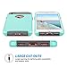 iPhone 7 Case,ULAK Slim [Dual Layer] Protection [Scratch Resistant] Hard Back Cover [Shock Absorbent] TPU Bumper Case for Apple iPhone 7 [4.7 inch] Mint/Gray