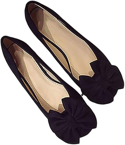 Amazon Mamre フラットシューズ パンプス 蝶結び かわいい 美脚 おしゃれ 走れる バレエ ラウンドトゥ キレイめ 歩きやすい 疲れない 安定感 ペタンコ 幅広 低反発 春夏秋 低反発 パンプス 豹柄 トレンド ローヒール 通勤 通学 旅行 パンプス