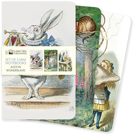 Disney Alice in Wonderland Notebook Journal - Bundle with Cheshire