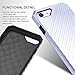 iPhone 7 Case, Apple iPhone 7 Case, WWW [Shockproof Series] Textured Pattern Grip Cover Bumper Case Shockproof Impact Resistance Cover for Apple iPhone 7 Silvery