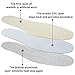 Skyfoot’s Wool Insole, 3 Layers Winter Heated Insole Cold Weather Warm Inserts for Men and Women (White)