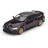 Diecast Model Car Compatible with BMW M4 M-Performance (G82) Daytona Violet 1:64 Scale Mini GT MGT01112