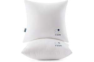 MIULEE 20x20 Throw Pillow Inserts Set of 2, Decorative Throw Pillows for Couch Sofa Bed, 100% Virgin Fiber Filling