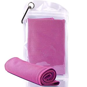 Cooling Towel – Chilly Microfiber Towel Ice Neck Wrap for Athletes Workout Sport Yoga Fast Dry