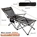 XGEAR 2 in 1 Folding Camping Chair Portable Lounge Chair With Detachable Table for Camping Fishing Beach and Picnicsthumb 1