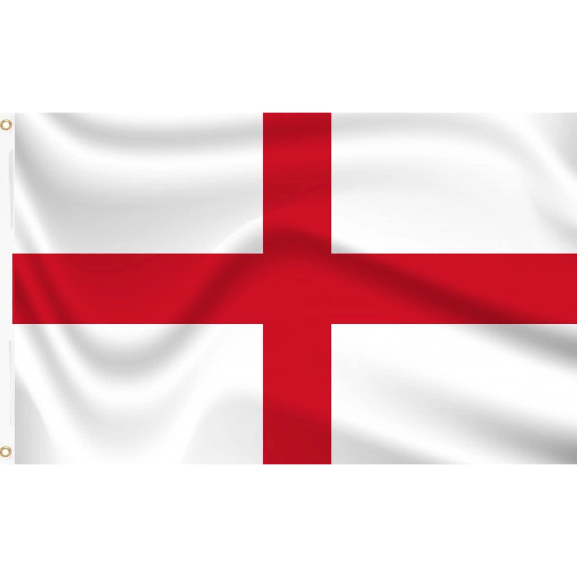 Womens World Cup 2023 | England Bunting | Commonwealth Games Decorations Includes - 1 X Large England Flag, 1 X England Bunting And 5 Pcs England Hand Flag Suitable For Bars, Football Match (Red)