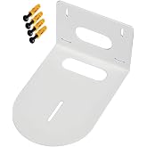 VANROUG Camera Mounting Bracket Compatible with for HuddleCam, Various PTZ Cameras, Small Universal Wall Mount Bracket White Color
