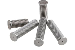 200Pcs #4-40#6-32#8-32#10-24 Stainless Steel Spot Welding Screw Weld Studs for Capacitor Welding Nail (Color : 1/2", Size : 8