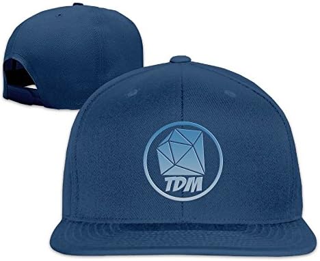 New 2018 Adjustable Plain Baseball Cap Flat Bill Navy One Size