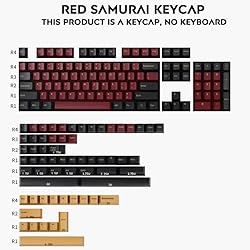 Gliging PBT Keycaps 168 Keys Cherry Profile Thick