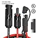 Kohree Solar Extension Cable 10 AWG 2FT to SAE Adapter Cable Connector, with SAE to SAE Polarity Reverse Adapter for RV Solar Panel DC Power Automotive Quick Connect Cord, 60cm / 2FT