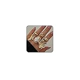 ONBRIG Chunky Gold Rings for Women Non Tarnish