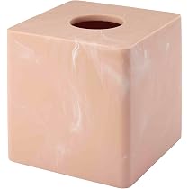 Amazon.com: Nicole Miller - Tissue Box Cover, Resin Countertop ...