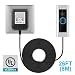 Doorbell Power Supply Adapter 26ft/8m, Transformer for Ring Doorbell Pro,Ring Doorbell, C - Wire Thermostat Adapter, Ring Video Doorbell 2, Nest Hello, Long Cable Power Adapter (24V AC/ 500mA)