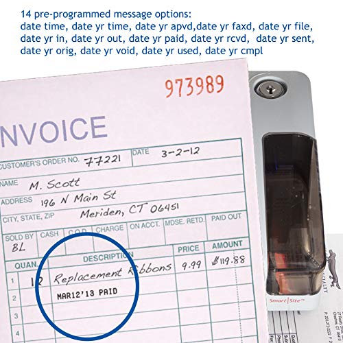 Pyramid 3550ss SmartSite Time Clock and Document Stamp - Made in USA