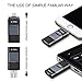 USB Flash Drives for iPhone 32GB Pen-Drive Memory Storage, G-TING Thumb Drive Lightning Memory Stick External Storage, Memory Expansion for Apple IOS Android Computers (Black)