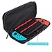 Albabara Nintendo Switch Deluxe Game Traveler Carrying Case Portable & Protective Hard Case Shell Pouch for Nintendo Switch Console & Accessories, 20 Game Card Slots Storage Case – Blackthumb 3