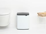 Brabantia Bo Waste Bin 12L White – Easy Open, Soft Close, Hygienic view 8