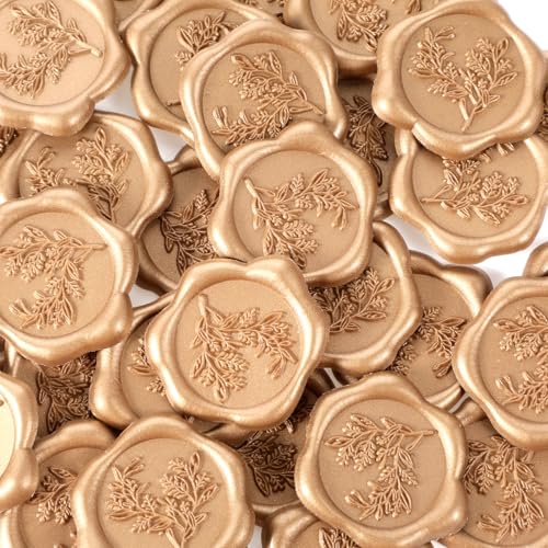 Wax Seal Stickers Eucalyptus Design