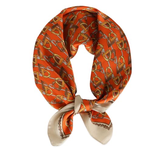 Relang Fashion Silk Satin Head Scarf
