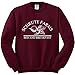 Schrute Farms Beets Bed and Breakfast Sweatshirt Sweater Pullover - Unisex (Medium, Maroon)