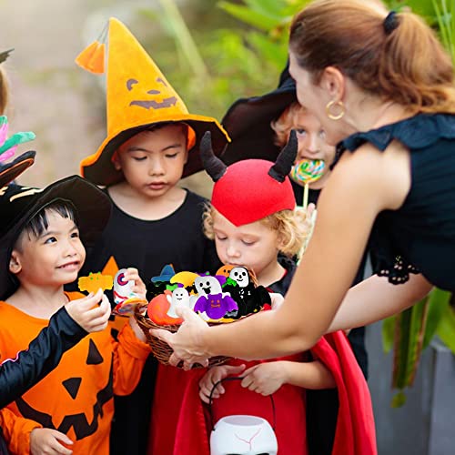 24 PCS Halloween Mochi Squishy Toys Squishies Halloween Toys for Kids Girls Boys Halloween Party Favors Halloween Treat Bags Gifts