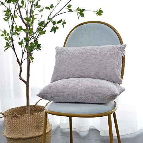 Kevin textile decor solid decorative toss pillow case s…