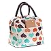 NYKKOLA Cute Love Heart Lunch Bag Tote Bag Lunch Organizer Lunch Holder Lunch Container (Pink)