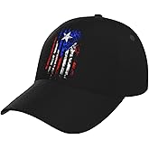 Puerto Rico Flag Baseball Cap for Men Women, Fashion Adjustable Puerto Rico Hat Casual Trucker Hats Sun Visor Caps