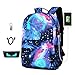 DOLIROX Anime Luminous Backpack Cool Fashion Boys Girls Outdoor Backpack Daypack Unisex Shoulder School Backpack Laptop Bag (Star Blue)