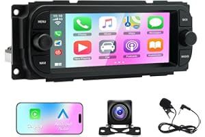 4+64G Android 13 Car Stereo Radio for Dodge Ram 1500 3500 2002-2005,Jeep Wrangler 2003-2006,Jeep Grand Cherokee 1999-2004,Chr