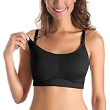 Gratlin Women's Racerback Support Seamless Maternity Nursing Bra