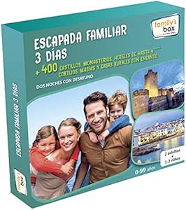 FAMILYS BOX Caja Regalo Escapada Familiar 3 días