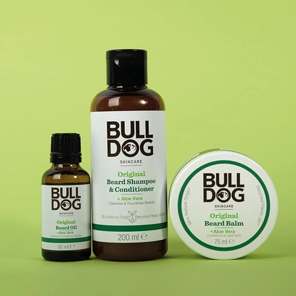 BULLDOG SKINCARE – GROOMING ORIGINAL BEARD OIL TAMES AND CONDITIONS BEARD 30 ML