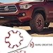 Haru Creative - Wheel Rim Overlay Vinyl Decal Sticker Compatible with and Fits Toyota Tacoma TRD Off Road 2016-2018 - Gloss Black