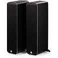 Q Acoustics M40 Bluetooth Powered Floor Standing Speakers HD Wireless Music Home Theatre Surround Sound System Black – Tweeter 0.9”, Mid Bass/Driver 5.0”, Freq. Response 38 Hz – 22 kHz