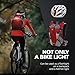 USB Rechargeable Bike Tail Light – Super bright LED Bicycle Rear Taillight – Waterproof Wide Illumination - Fits all MTB Mountain Road Bikes - High Capacity Li-ion Battery - Cycling Safety Back Light