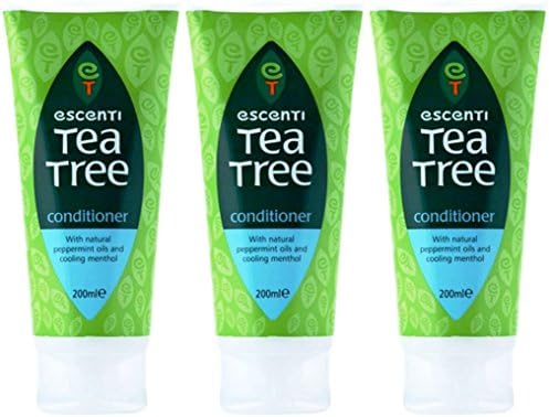 THREE PACKS of Escenti Tea Tree Conditioner 200ml