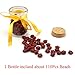 FQL 1 Bottle of Star Shape Sealing Wax Sticks Beads for Wax Seal Stamp (Chinese Red)