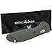 Benchmade - Griptilian 555HG, Plain Sheepsfoot, Olive Glass-Filled Nylon Handle, Coated Finish
