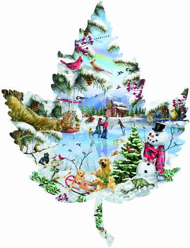 Winter on the Lake 1000 pc Jigsaw Puzzle